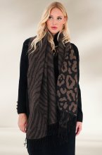 Mixed Brands - Scarf 09413 Leo - Black