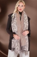 Mixed Brands - Scarf 09413 Leo - Taupe