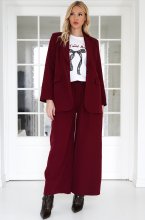 Mixed Brands - Blazer and pant 8731 - Bordeaux