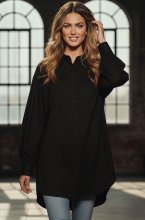 Mixed Brands - Oversized Blouse 8516 - Black
