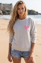 Mixed Brands - Love sweater 2089 - Grey