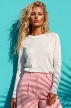 Mixed Brands - Pullover with Buttons LP003 - White