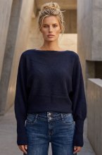 Mixed Brands - Boatneck Sweater YP2126 - Marine
