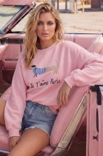 Mixed Brands - Sweater Je Taime Paris 690384-6 - Rose