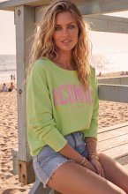 Mixed Brands - Iconic Sweater - Green/Pink