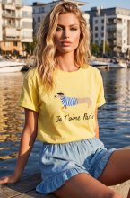 Mixed Brands - Tshirt Tax 690002 - Yellow