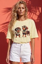 Mixed Brands - Tax T-shirt 3677-70 / 6658A - Yellow