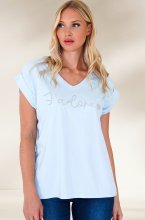 Mixed Brands - Tshirt Jádore 1630 - Blue