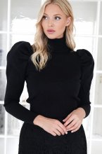 Mixed Brands - Top with puff sleeve 5125 - Black