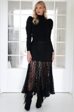 Mixed Brands - Lace Skirt 11619 - Black