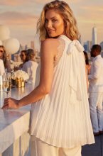 Mixed Brands - Sleeveless Top with Lace JM68601 - White