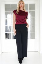 Mixed Brands - Wide leg trousers 56487 - Black