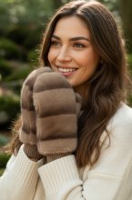 Mixed Brands - Mittens 12085 - Taupe