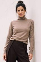 Mixed Brands - Knitted Turtleneck 1026 - Taupe