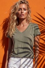 Mixed Brands - Linne Tshirt 0717 - Khaki