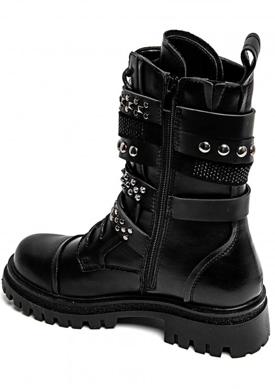 Mixed Brands - Boot with Studs 7668A - Black