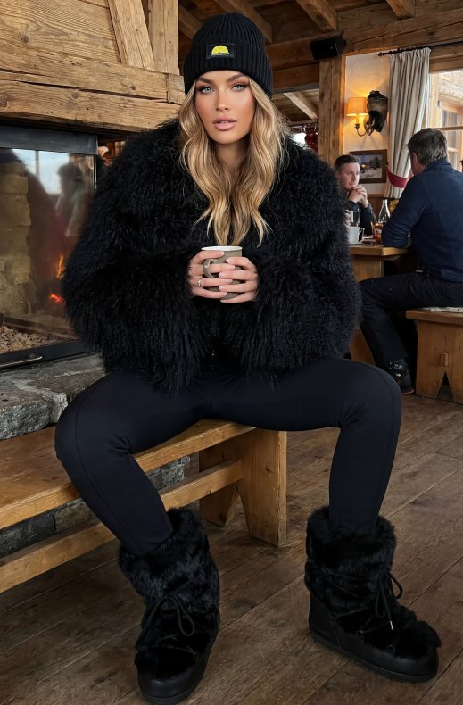 Acqua Limone - Soft Knit Beanie - 000 Black