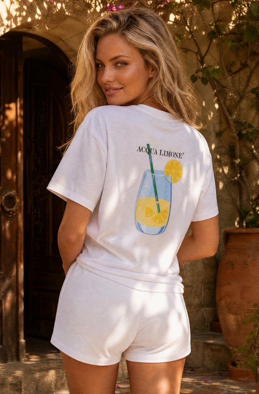 Acqua Limone - Heavy Tee Lemonade - White