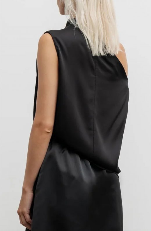 Ahlvar Gallery - Lana Silk Tank Black