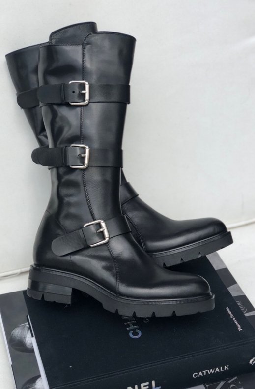 A Pair - High Biker Black