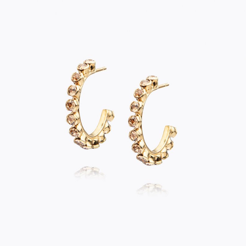 Caroline Svedbom - Siri Loop Earring - Gold Light Colorado Topaz