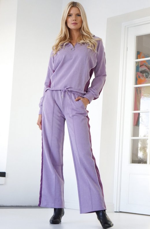 NOTES DU NORD - Izzy Blouse Purple Glitter