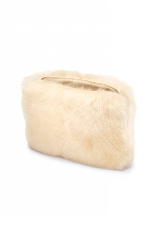 Shepherd - Ava Clutch Fårskinn - Chestnut