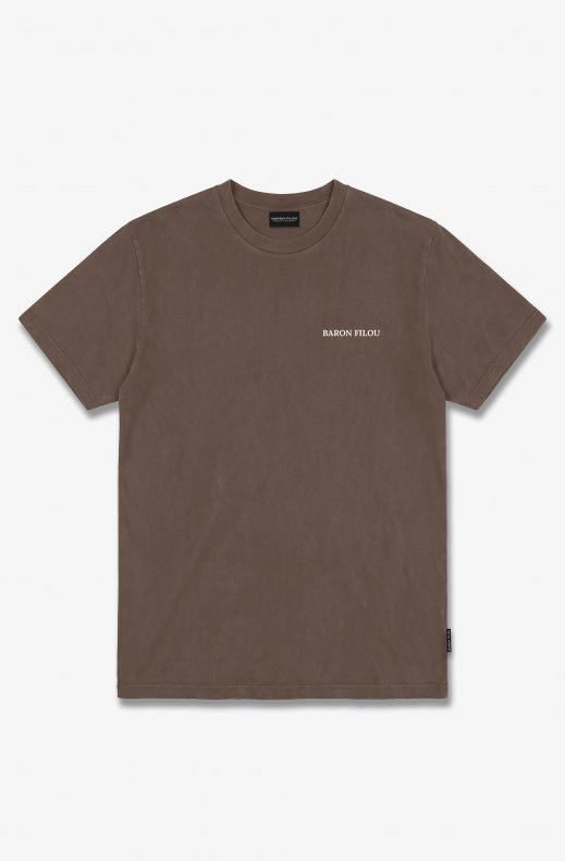 Baron Filou - Oversized Backprint T-Shirt Cheetah - Chocolate Brown
