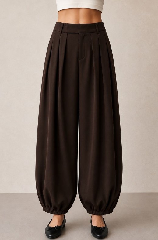 Mixed Brands - Balloon pant JM33623 - Choco