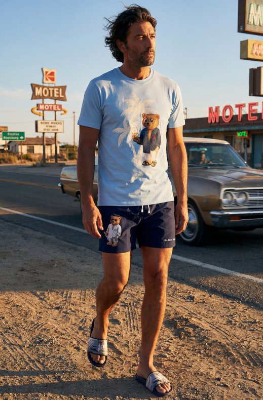 Baron Filou - Swim Shorts Filou CLXVIII - Navy Blue