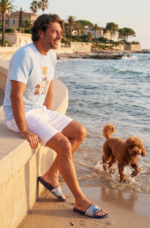 Baron Filou - T-Shirt Filou CLXV - Light Blue