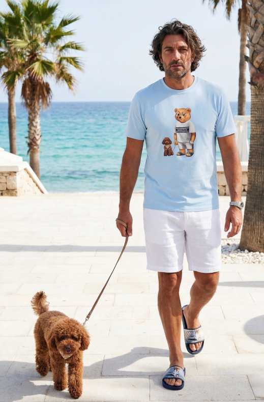 Baron Filou - T-Shirt Filou CLXV - Light Blue