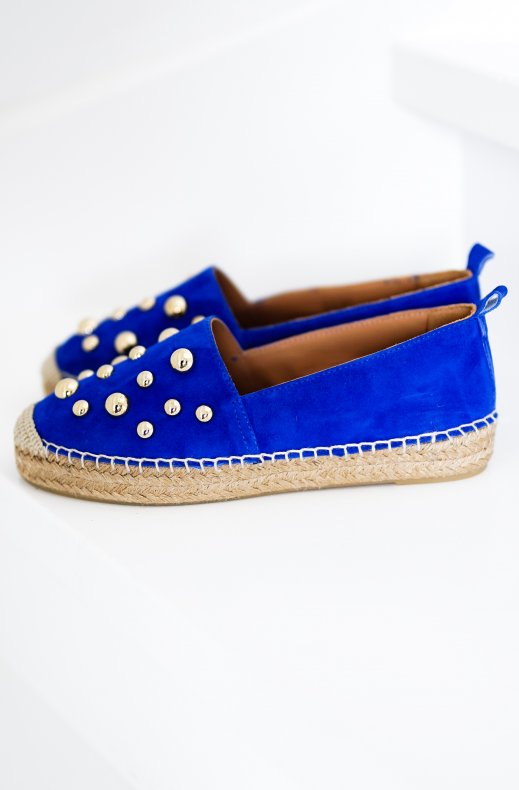 Billi Bi - Espadrille med nitar A4401 - Royal Blue