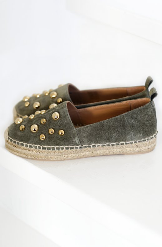 Billi Bi - Espadrille Suede A2113 - Army