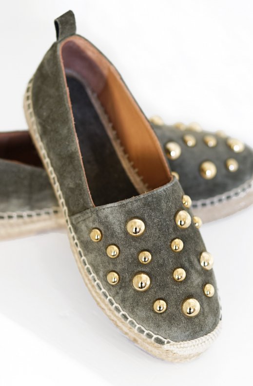 Billi Bi - Espadrille Suede A2113 - Army