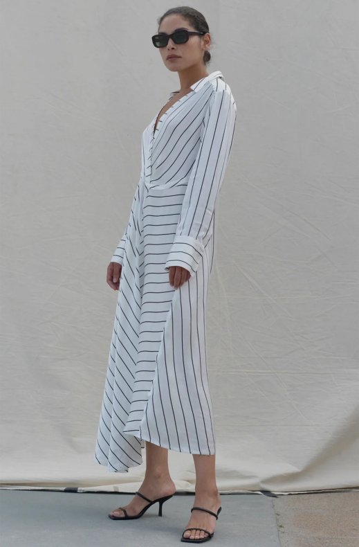 Birgitte Herskind - Geraldine Dress Small Stripe BW