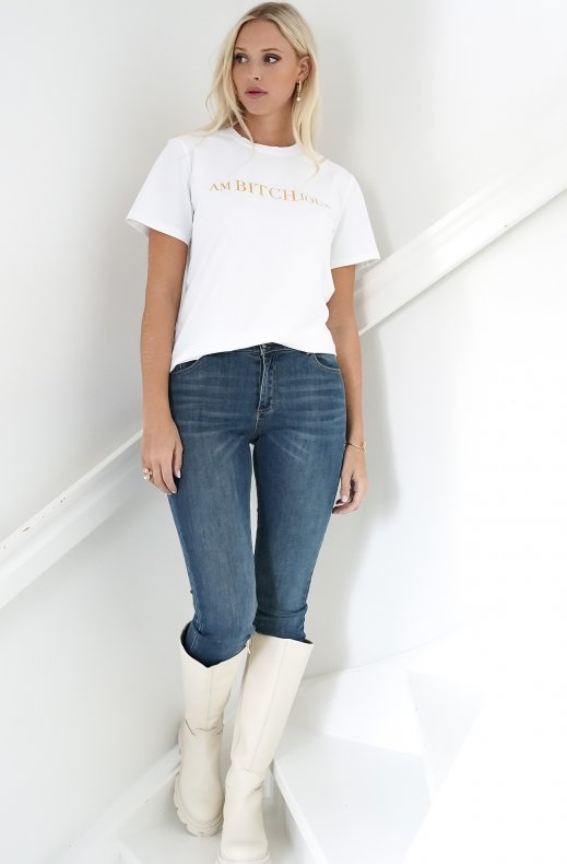 Blond Hour - Ambitchious Tshirt - White