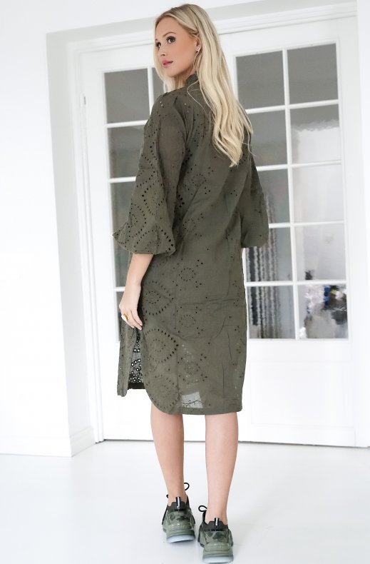 Blond Hour - Angelic Shirt Dress - Olive