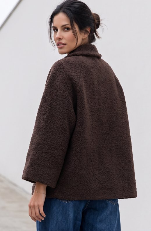 Blond Hour - Bellini Boucle Jacket - Brown