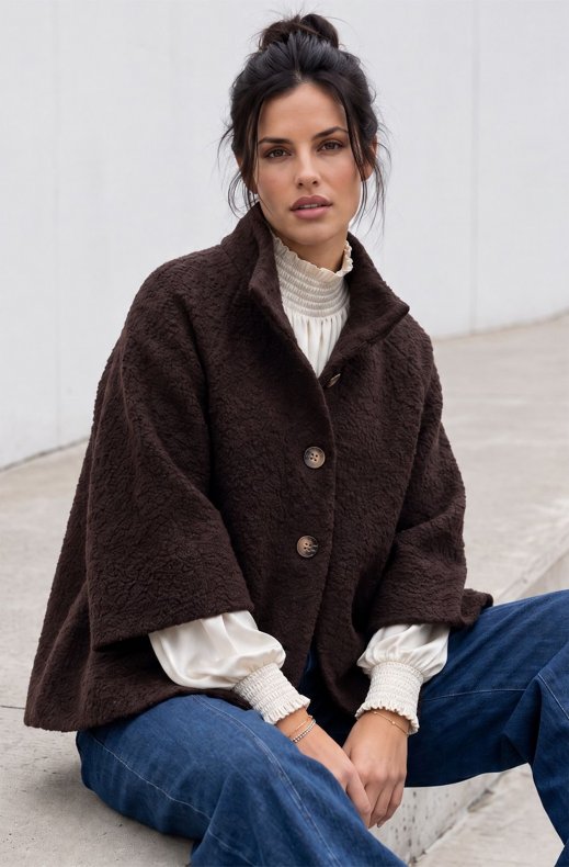 Blond Hour - Bellini Boucle Jacket - Brown