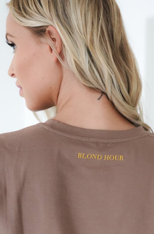 Blond Hour - Champagne t-shirt - Choco Gold