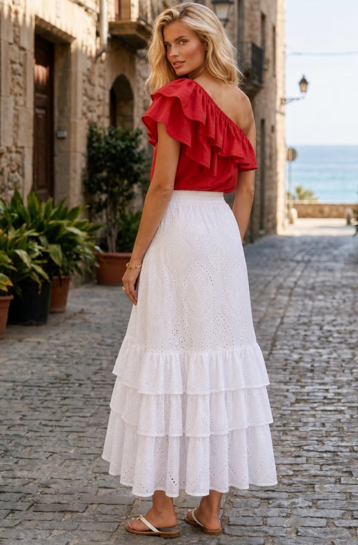 Blond Hour - Ibiza Maxi Skirt - White