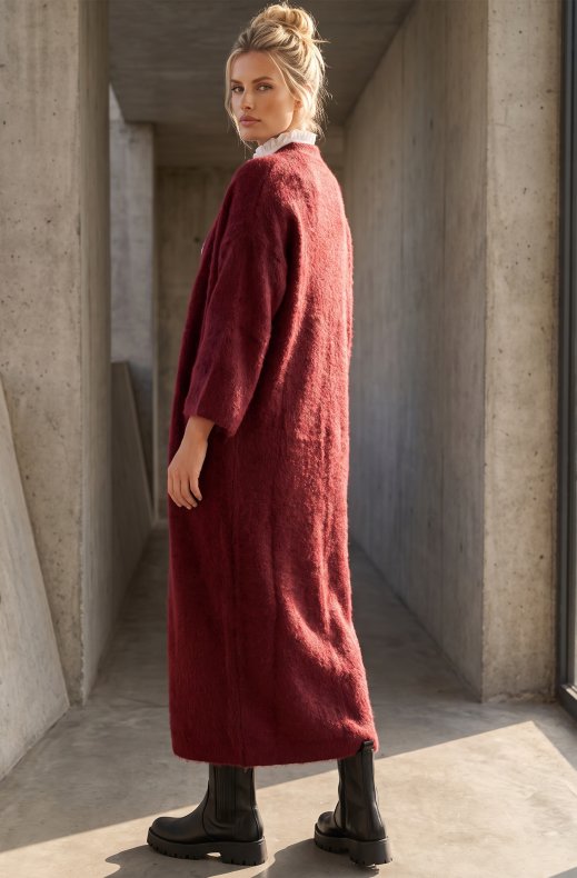 Blond Hour - Lodge Cardigan - Bordeaux