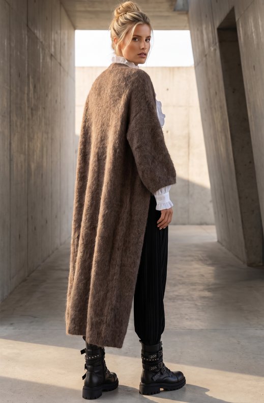 Blond Hour - Lodge Cardigan - Taupe