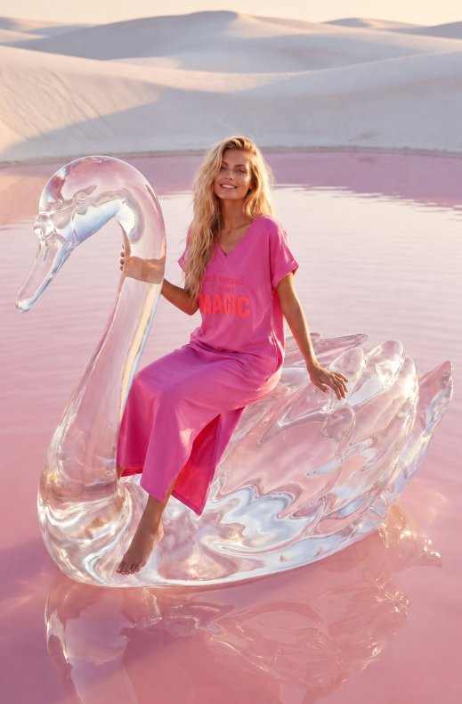 Blond Hour - Tshirt Dress I Want Magic - Pink
