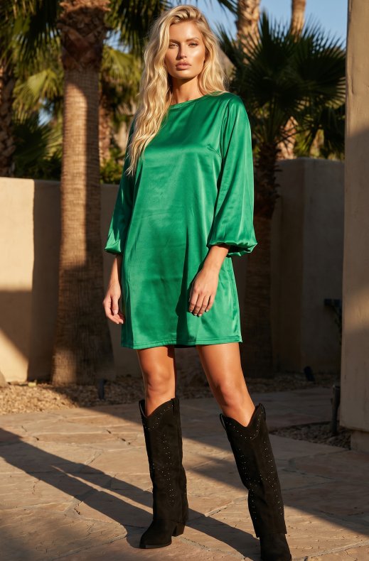 Blond Hour - Pure Dress - Vibrant Green
