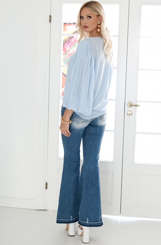 Miss Me - Simple Light Flare Denim