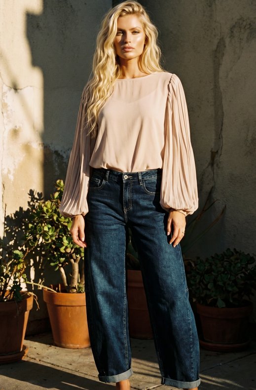 Blond Hour - Riviera Blouse - Sand