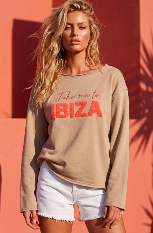 Blond Hour - Take me to Ibiza Sweater - Beige