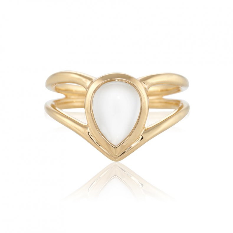 Gynning Jewelery - Boho Queen Ring - Gold